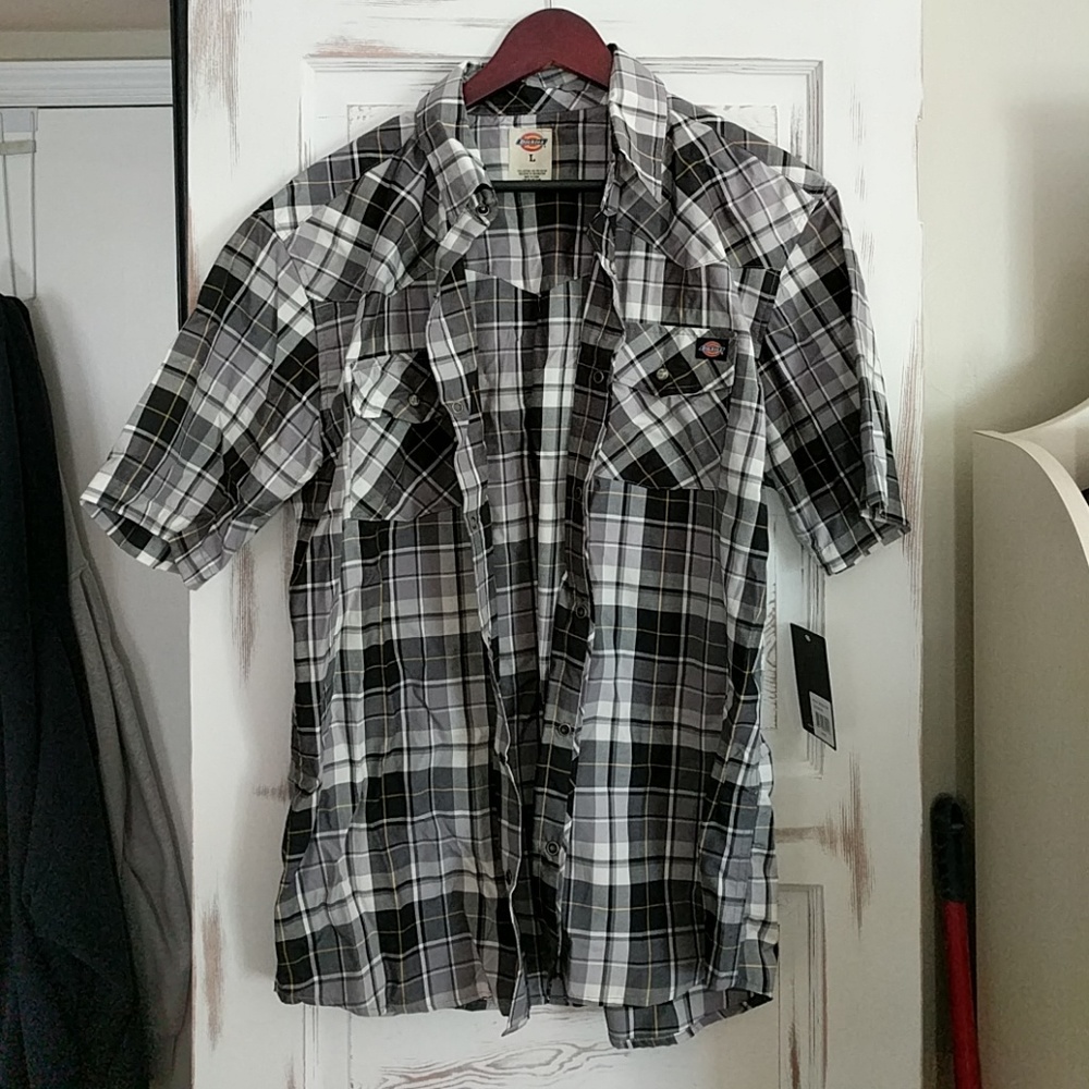Dickies Mens button down NWT