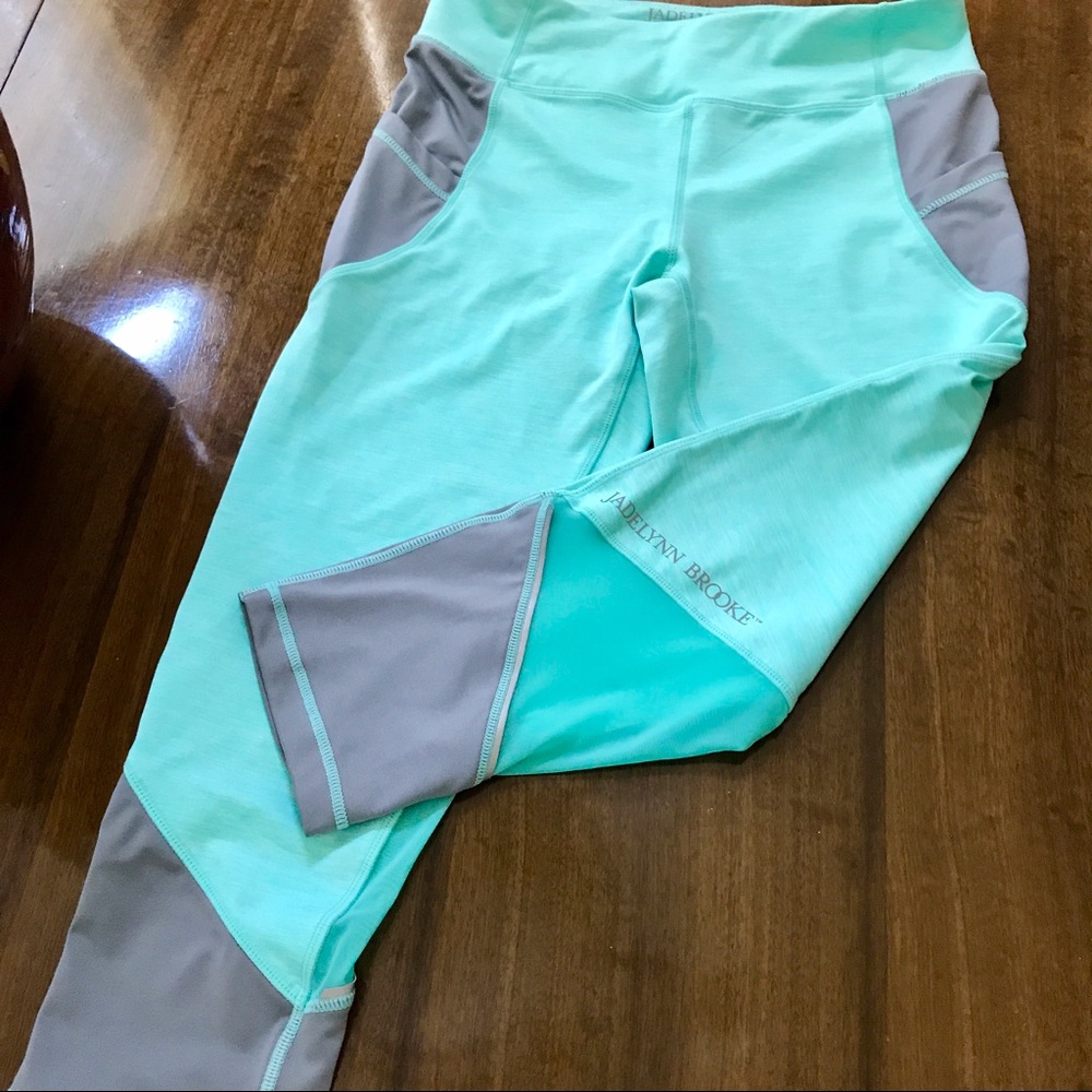 JLB FIT Leggings - Heather Mint/Grey