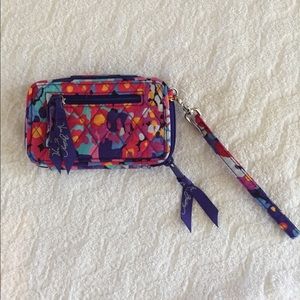 Vera Bradley wristlet wallet.