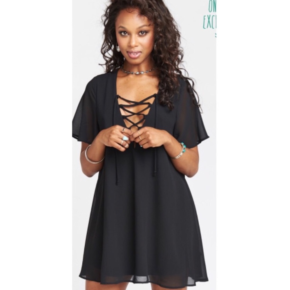 Show Me Your MuMu Kylie Lace Up Dress