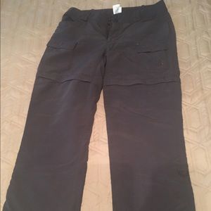 Women's North Face zip off hiking pants