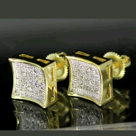 Other - 14K Gold sterling silver earrings