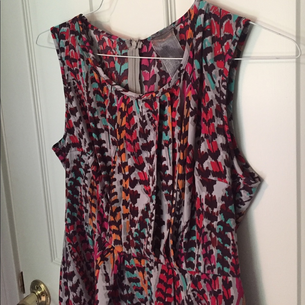 Feather Print Dress - Picture 2 of 3