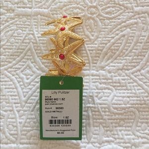 Lilly Pulitzer starfish cuff