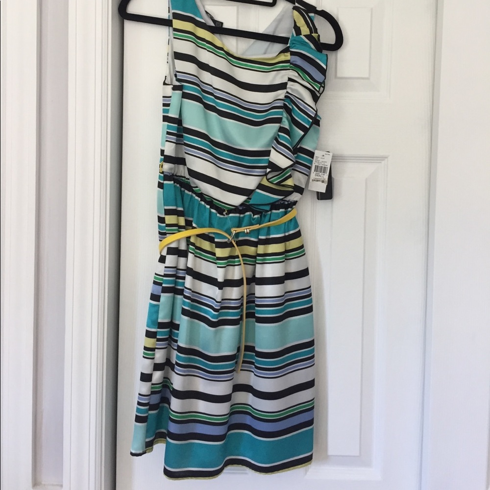 Print Charmeause Dress. NWT