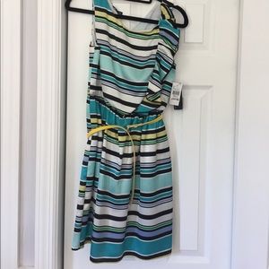 Print Charmeause Dress. NWT
