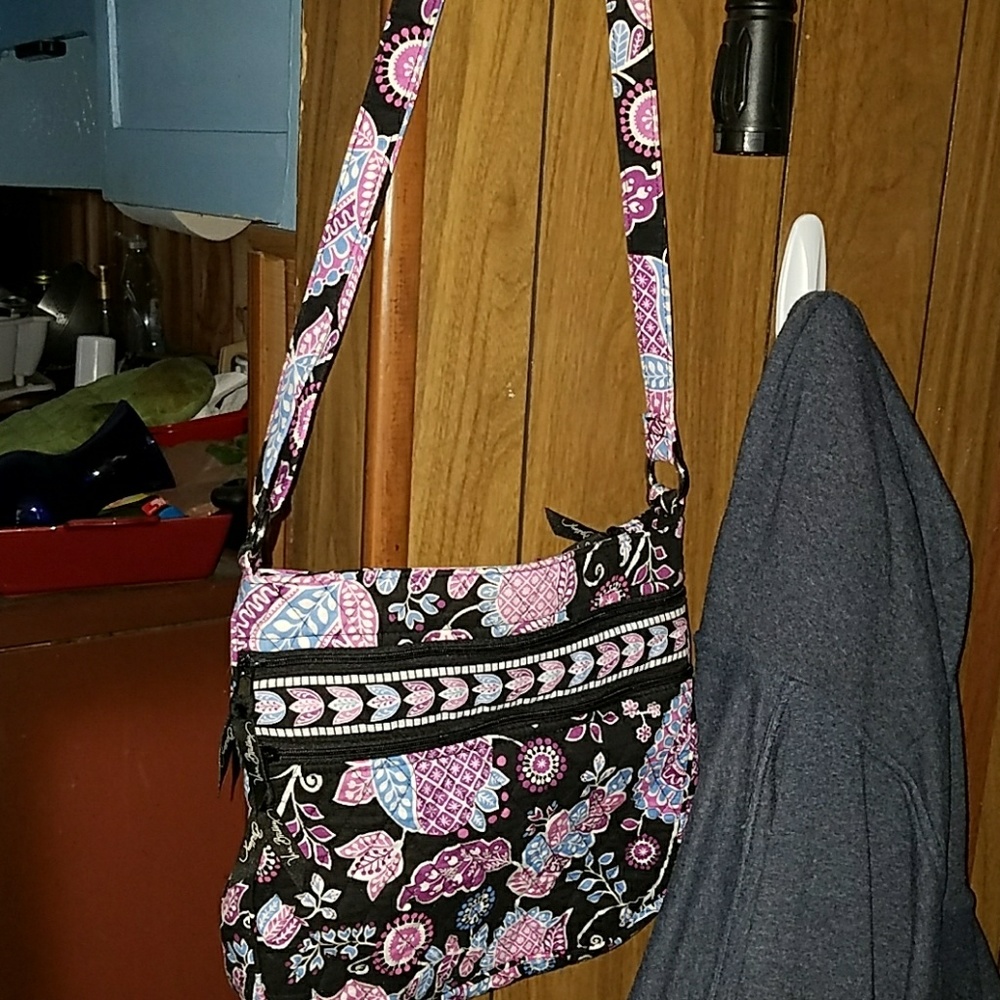 Retired print crossbody