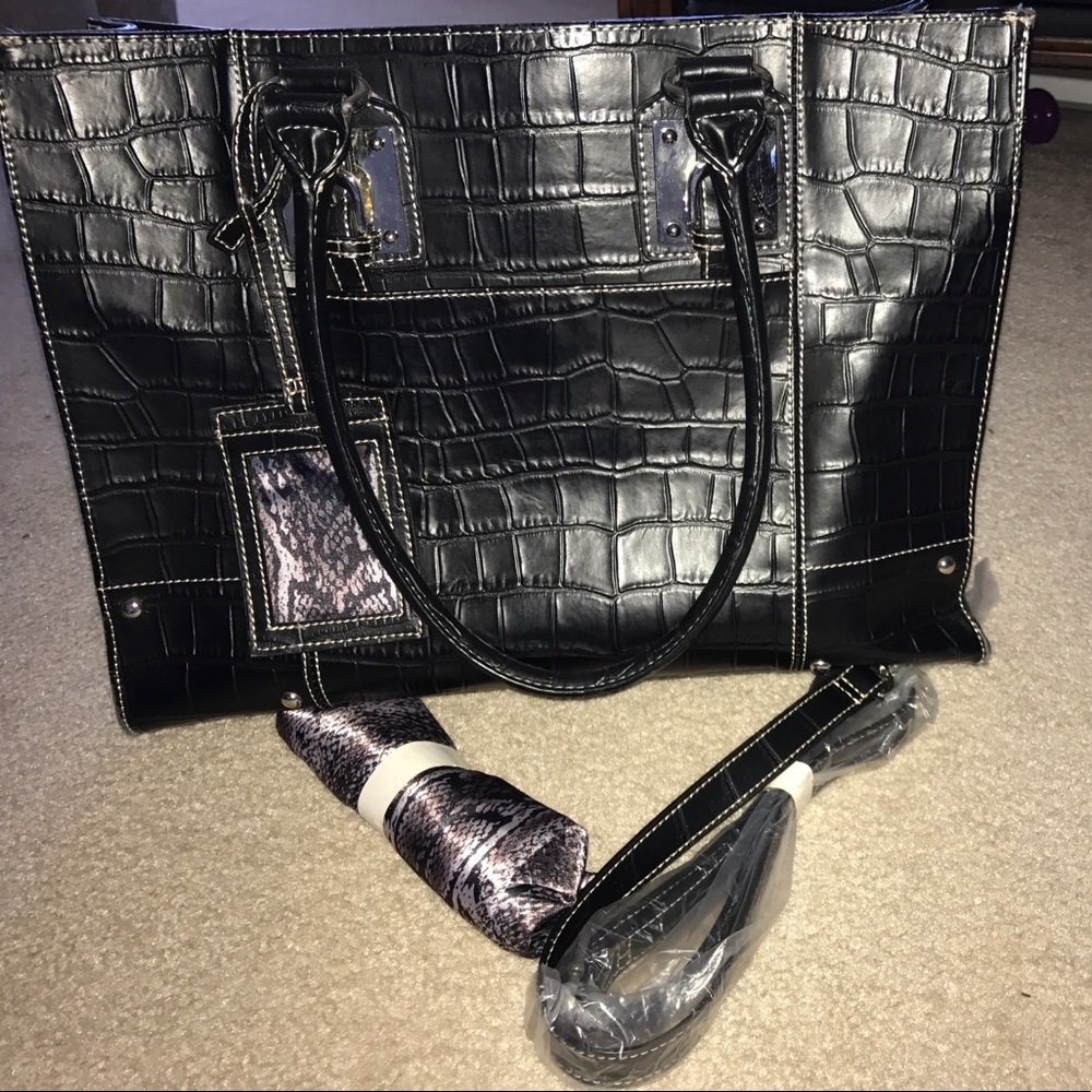 Brand new leather work bag