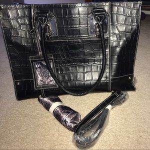 Brand new leather work bag