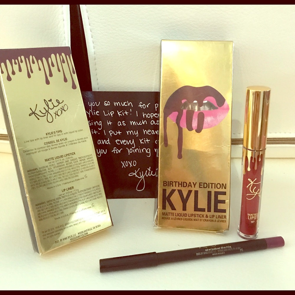 New shades now available Kylie Matte Lip Kits 💜