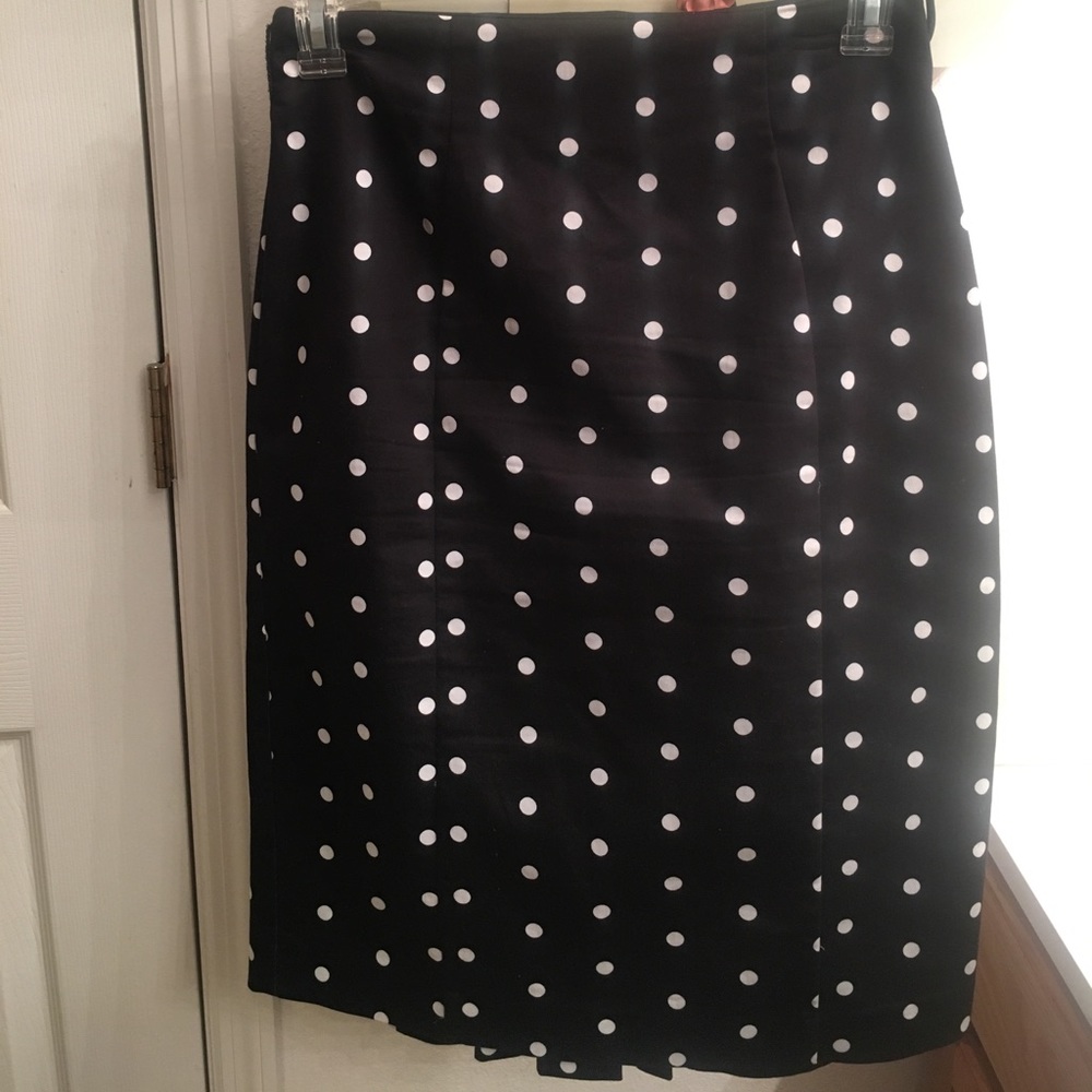 Worthington polka dot pencil skirt