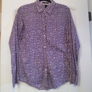 GAP floral button up