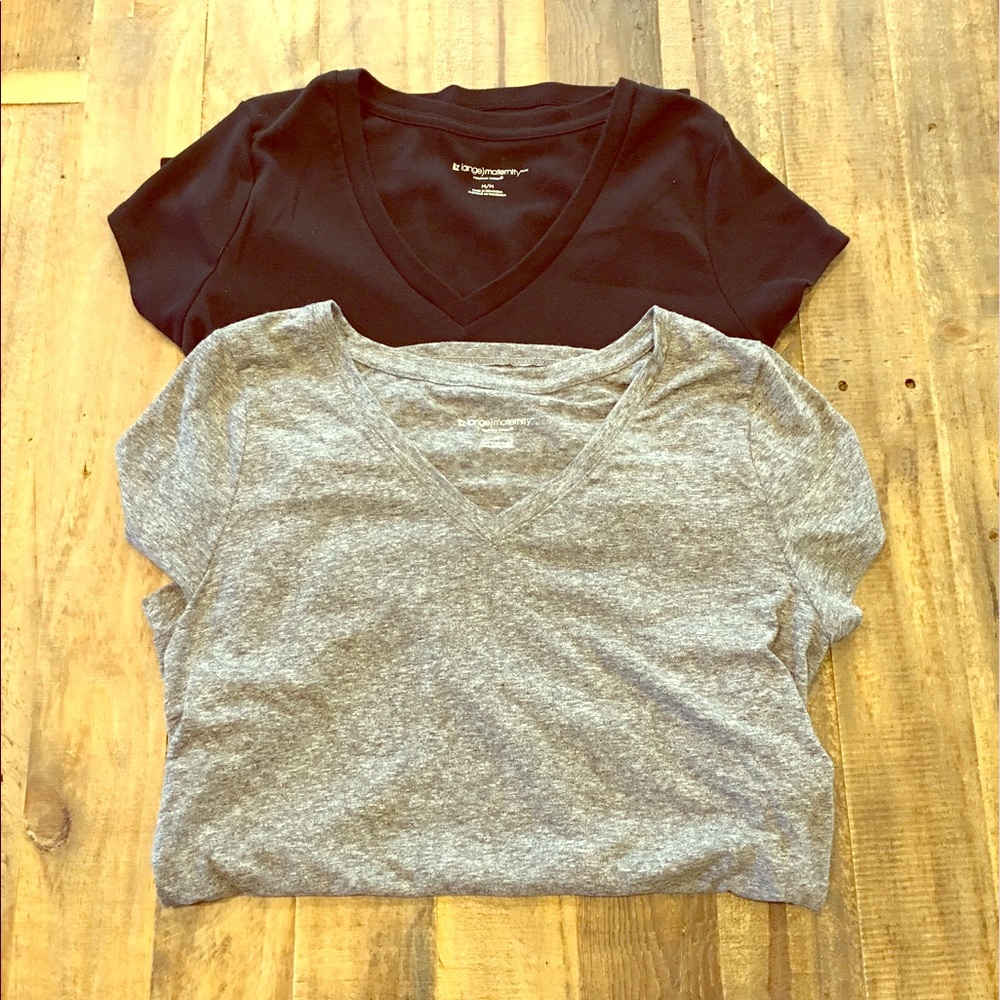 Set of maternity T shirts.