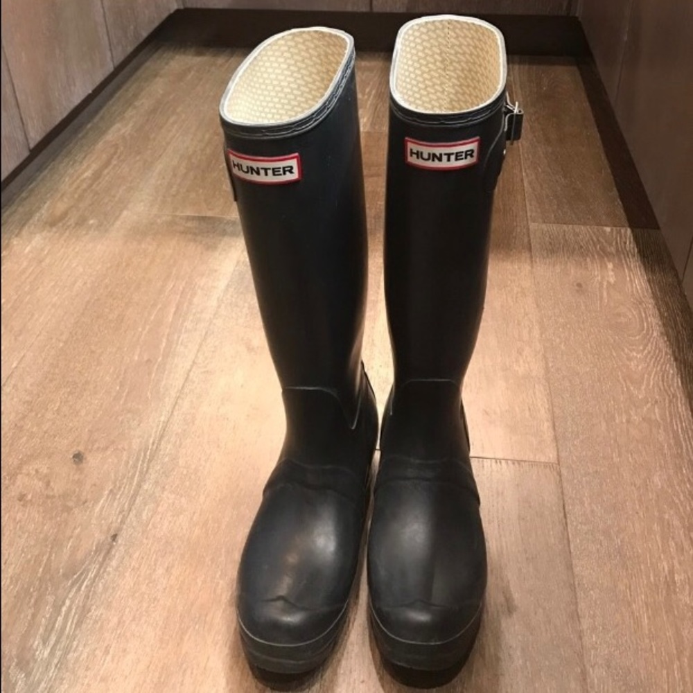 Hunter boots with inserts!