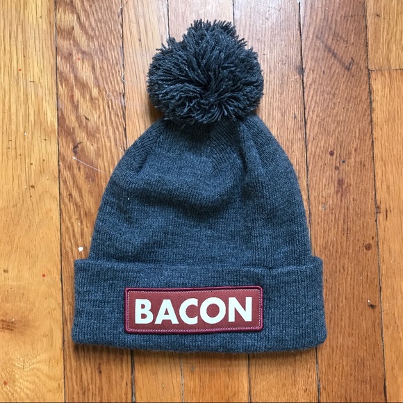 Bacon Pom Pom Beanie - Picture 2 of 3