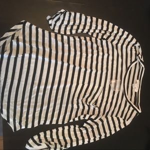 Black and white striped Forever 21 shirt