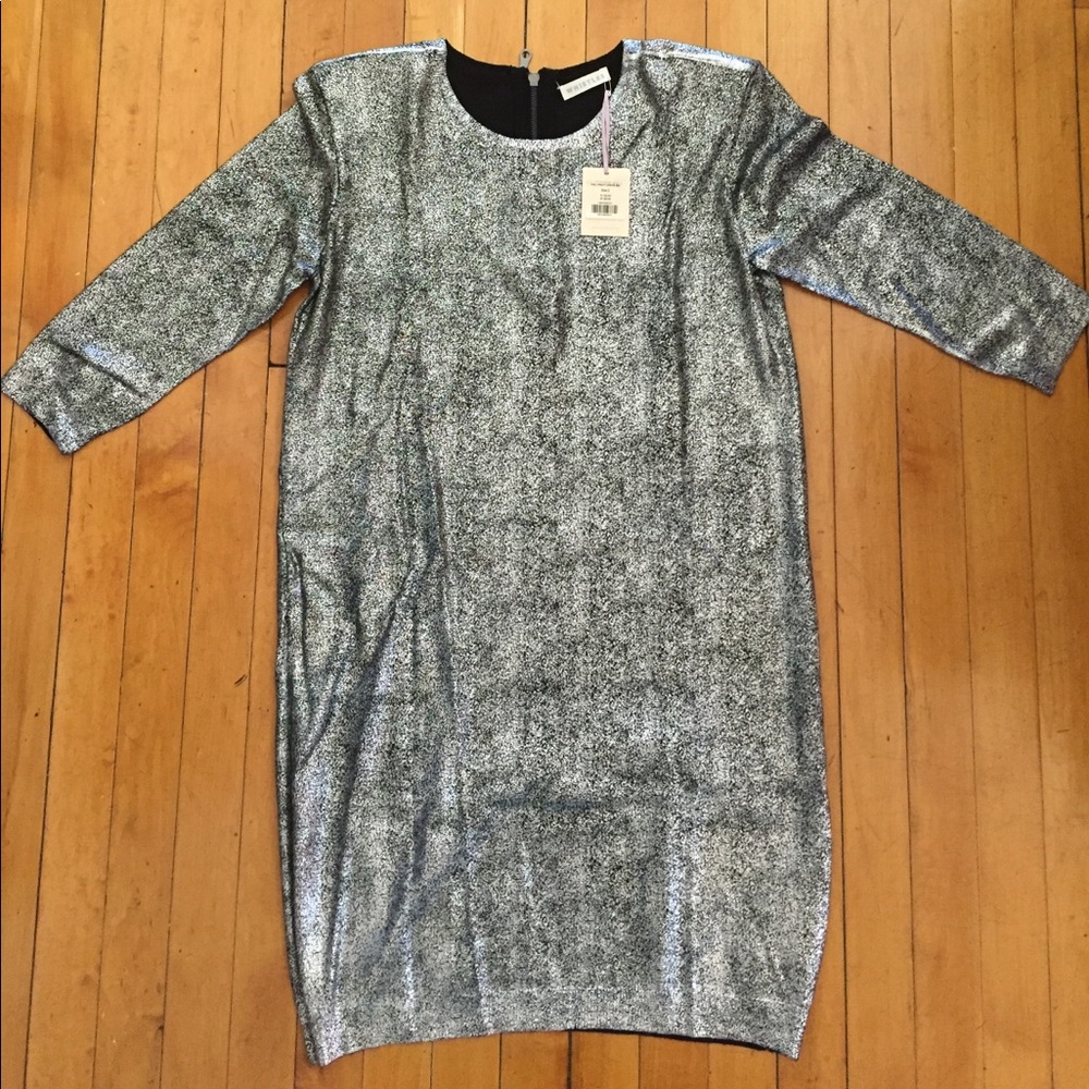 Whistles foil print dress