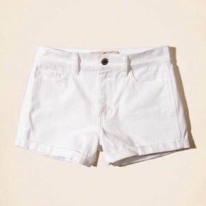 Hollister Short-Short High-Rise White