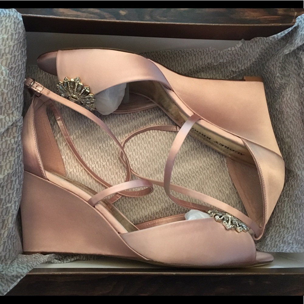 Blush Pink Wedges