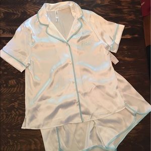 Bridal Pajama Shorts Set