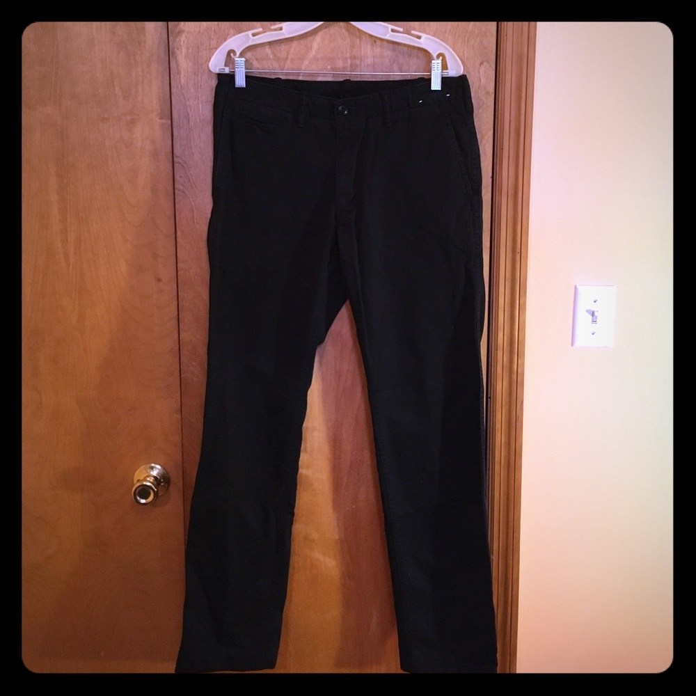 Uniqlo flat front reg fit chinos 32x32