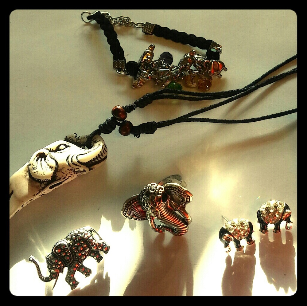 Lot of Elephant fashion Jewelry