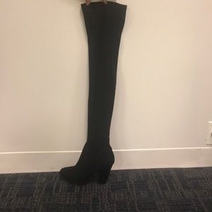 MIA Emilia Thigh High black boots