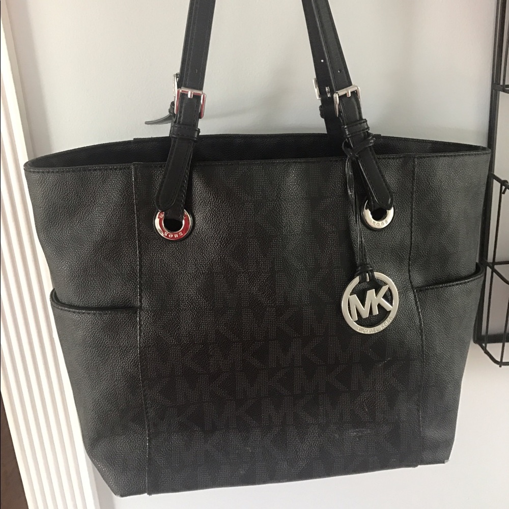 Michael Kors Jet Set Black Tote Purse