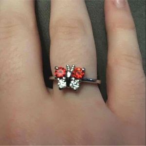 Size 7.5 butterfly ring