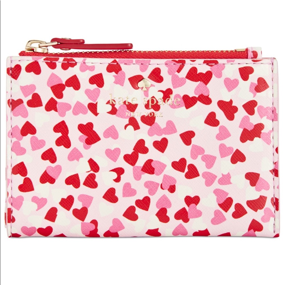 Kate Spade Keyring Wallet(Secret Admirer Confetti)