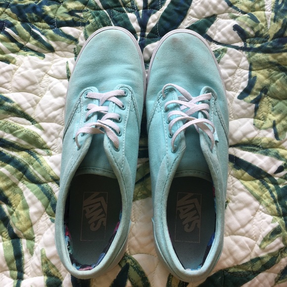 Aqua colored Vans - Picture 3 of 3