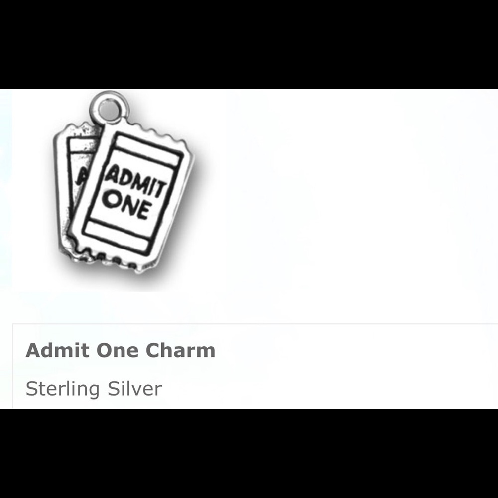 Admit Ticket Charm