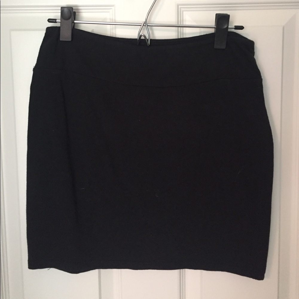Cotton Black Skirt