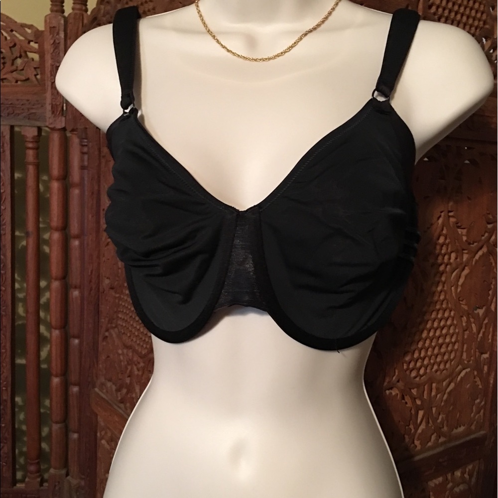 NWT-Olga Bra-38DD-Black