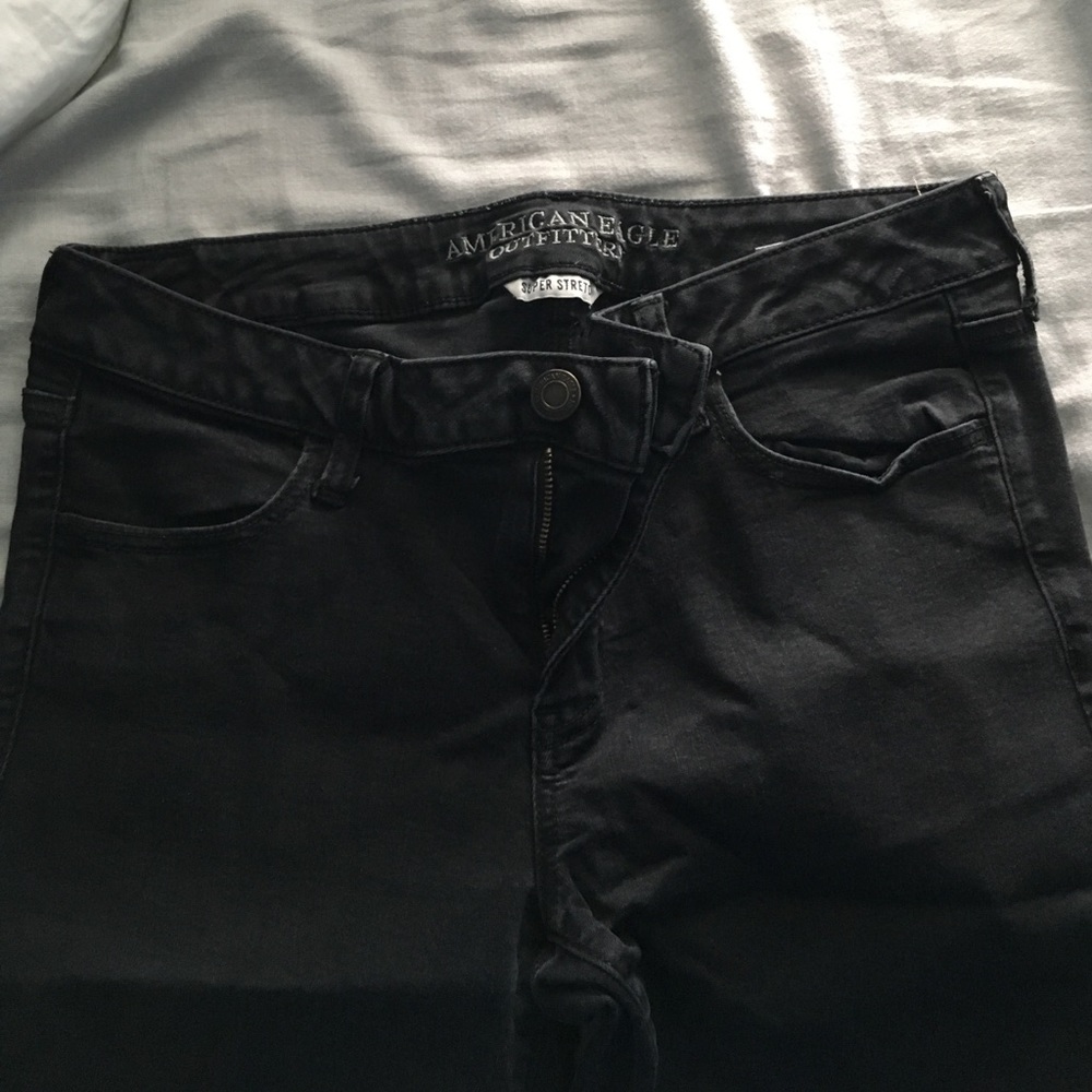 American Eagle black skinny jeans