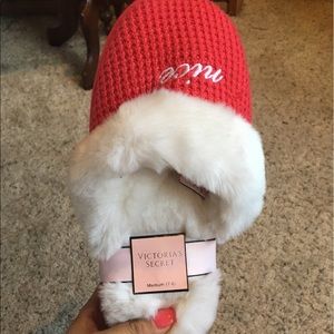 Victoria's Secret naughty nice slippers