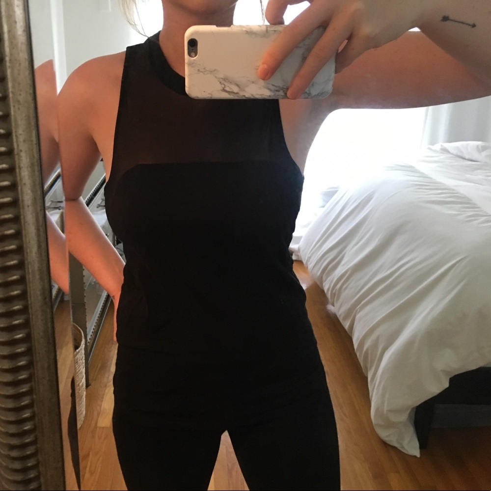 OAK NYC Sheer Panel Tank