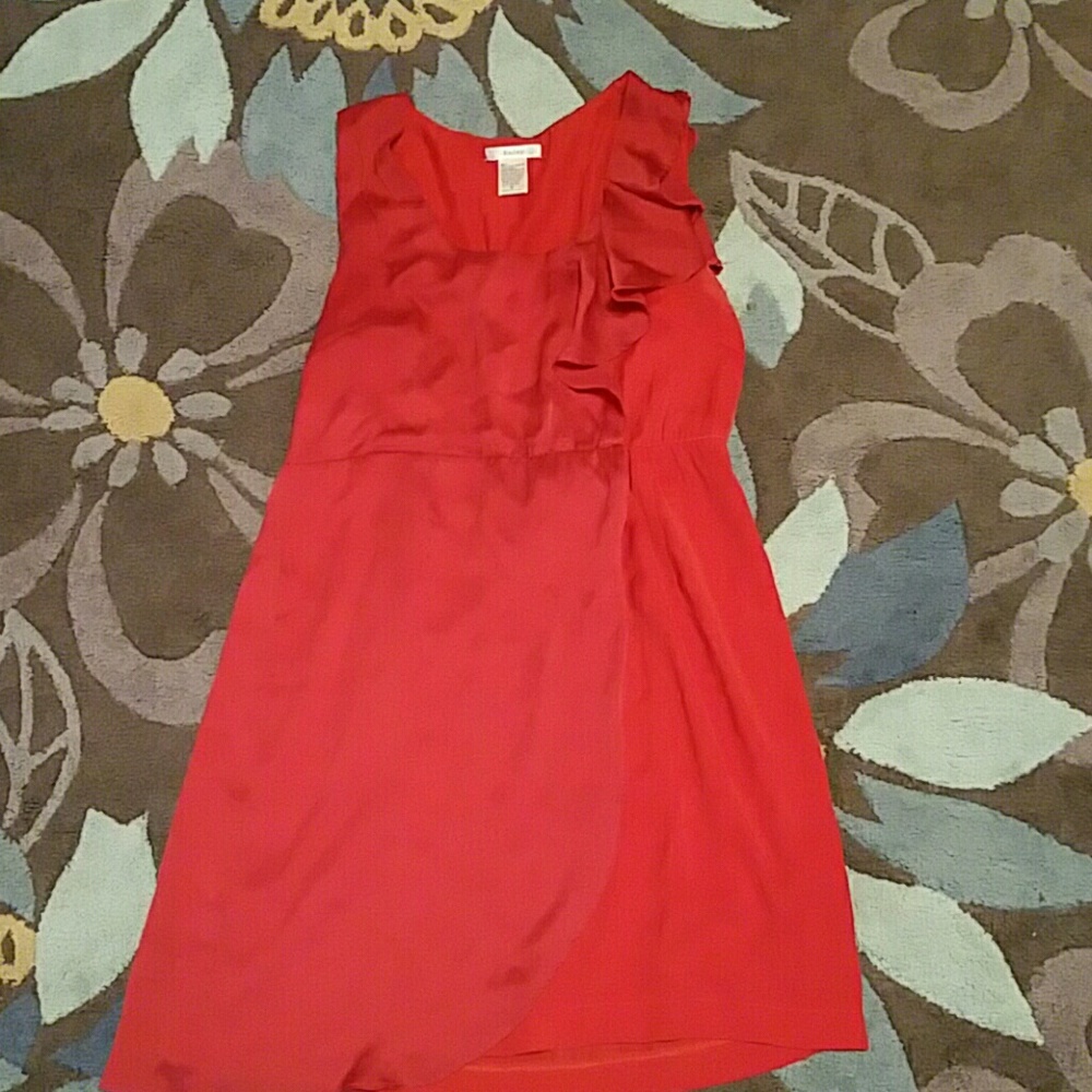 red summer dress