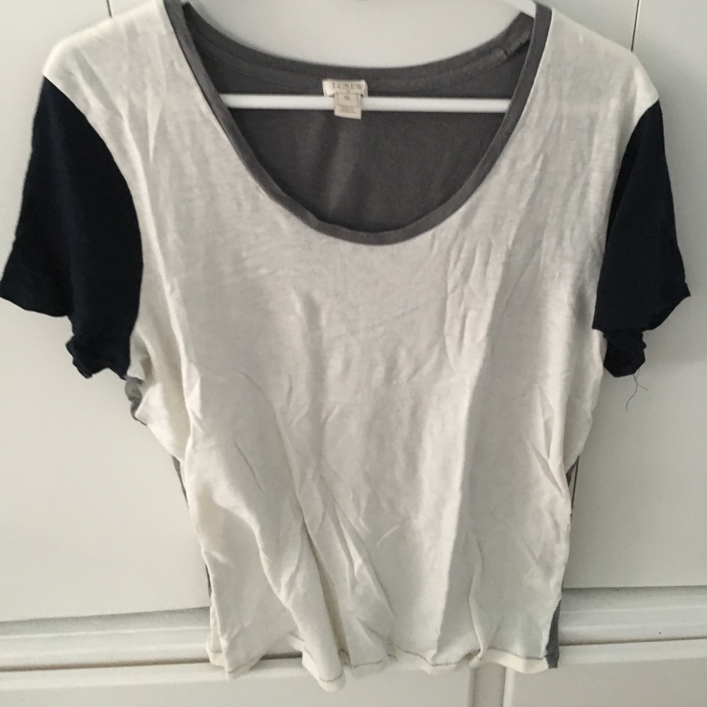 Jcrew Colorblock tee XL