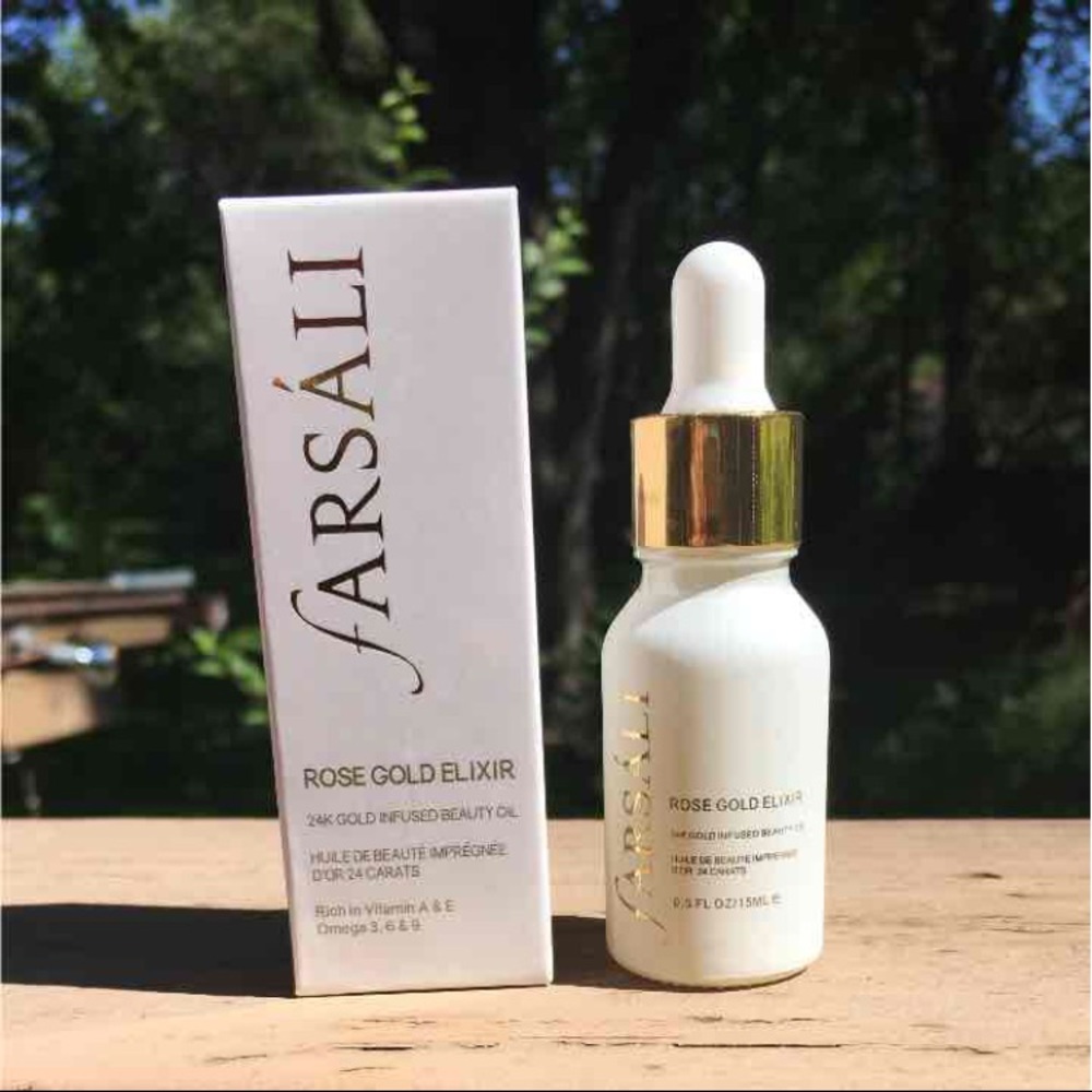 Farsali rose gold elixir 24k gold oil