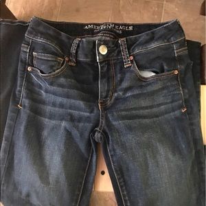 American eagle stretchy jeans.