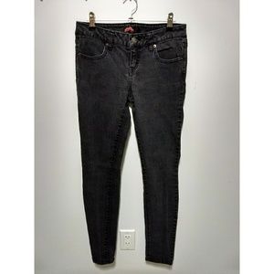 Forever 21 dark grey skinny jeans