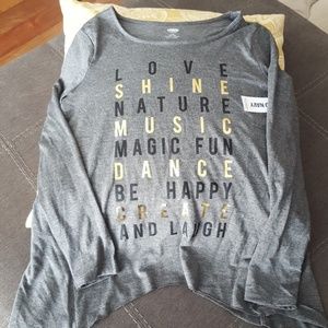 Old Navy long sleeve top NWT