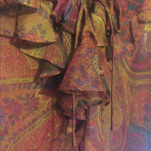 Ralph Lauren ruffled chiffon blouse - Picture 3 of 3