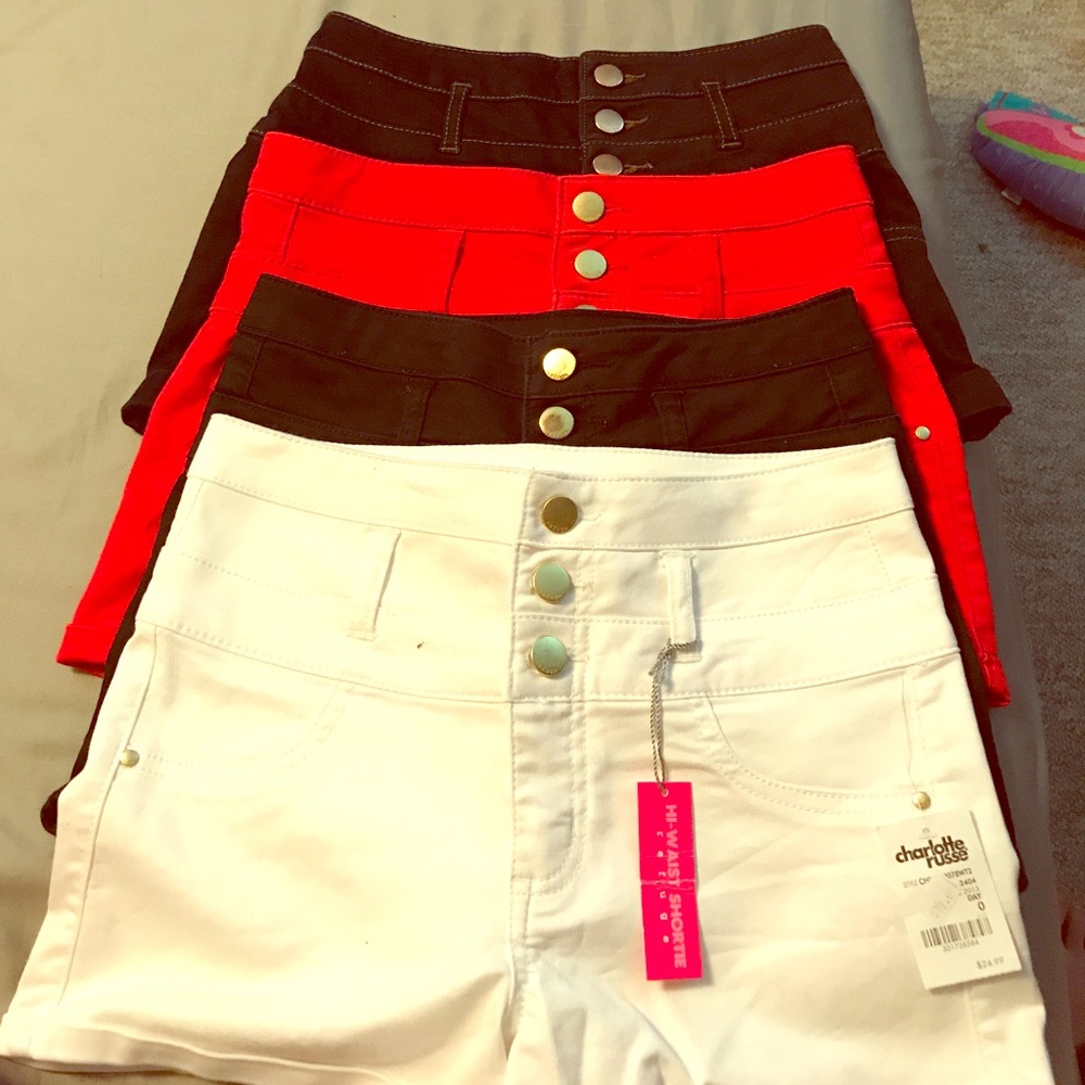 4 shorts from Charlotte Russe