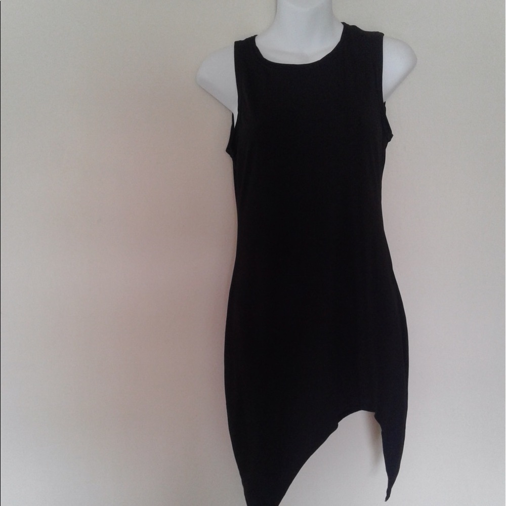 Split Black Dress 👗