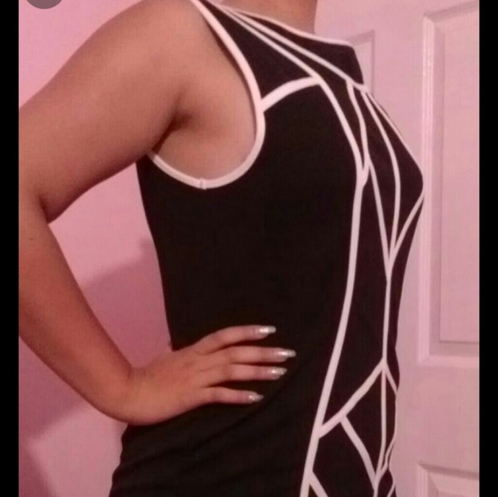 Black n white dress