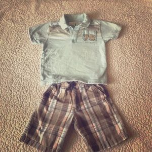 24 mo Koala kids top with a 2T shorts