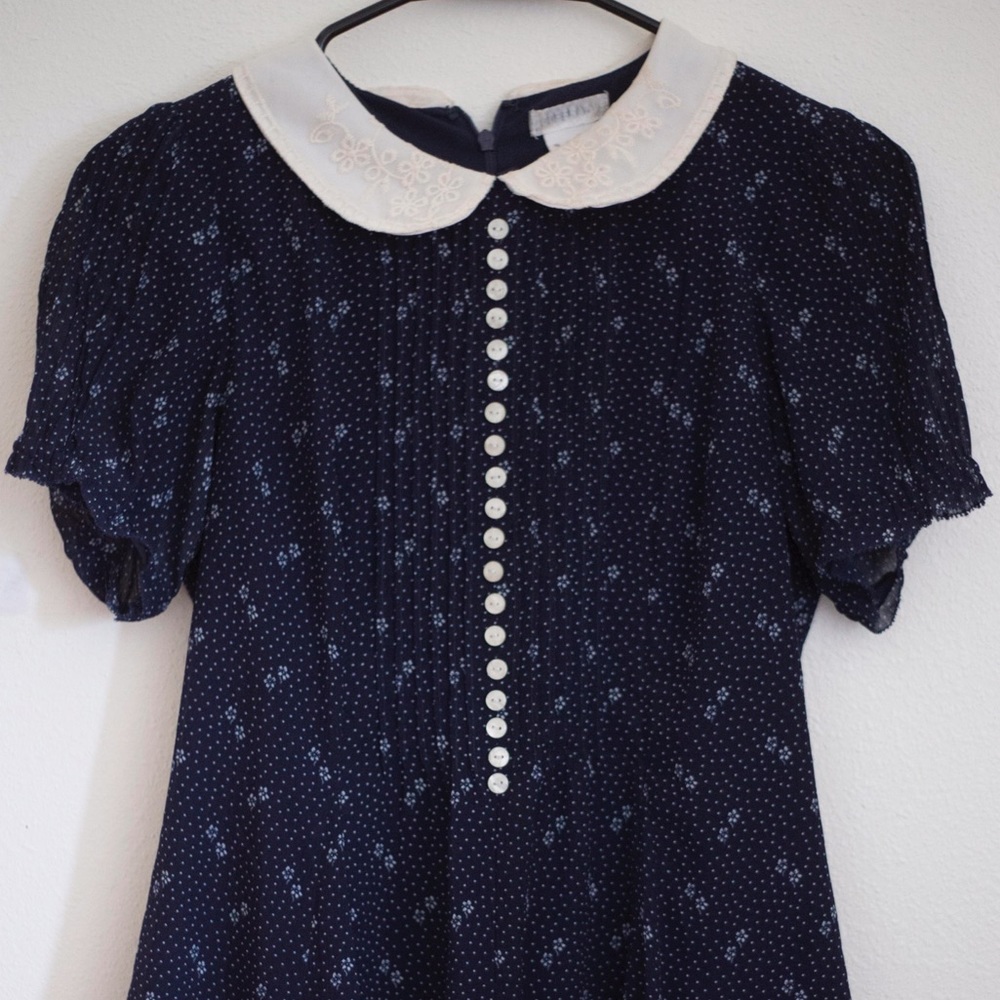 Peter Pan Floral Romper
