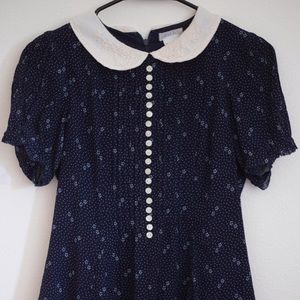 Peter Pan Floral Romper